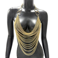 Metal Chain Tassel Tank Top